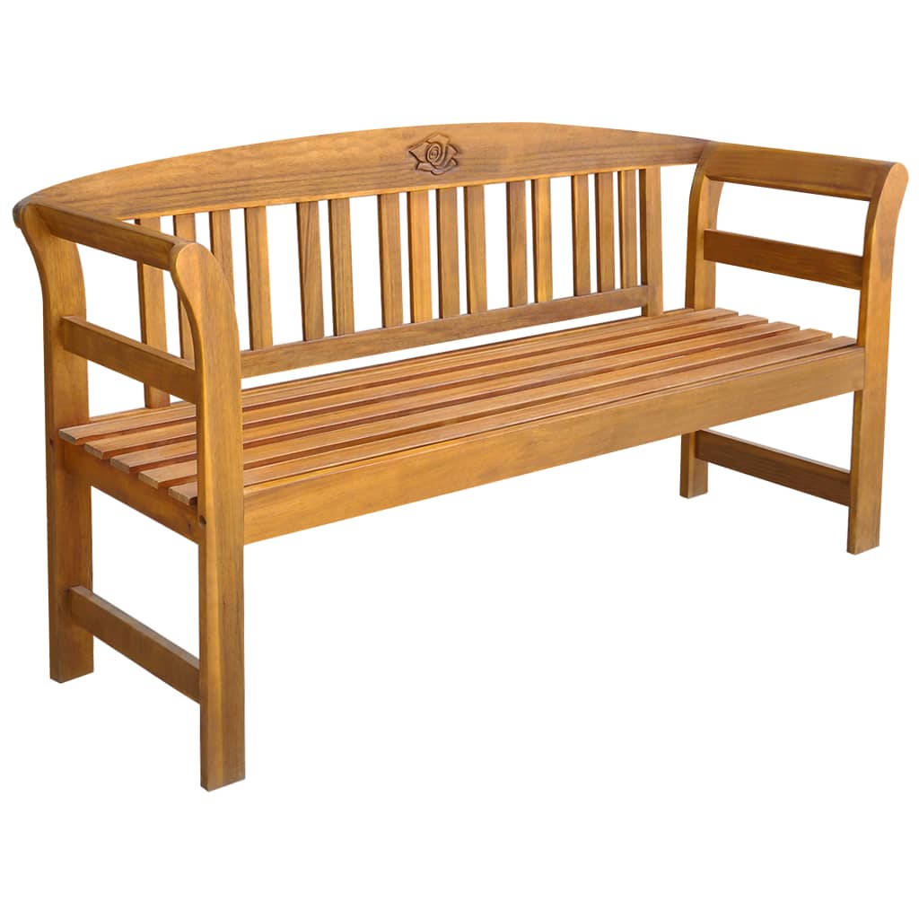 Hagebenk 157 cm heltre akasie
