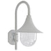 Utendørs vegglampe E27 42 cm aluminium hvit vidaXL