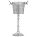 Champagnekjøler solid aluminium 39x29x71 cm sølv