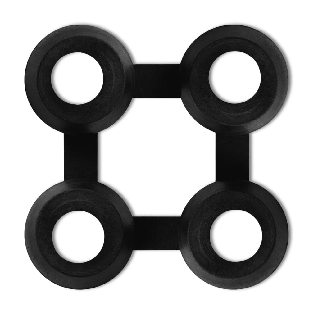 Mattekoblinger 10 stk gummi svart