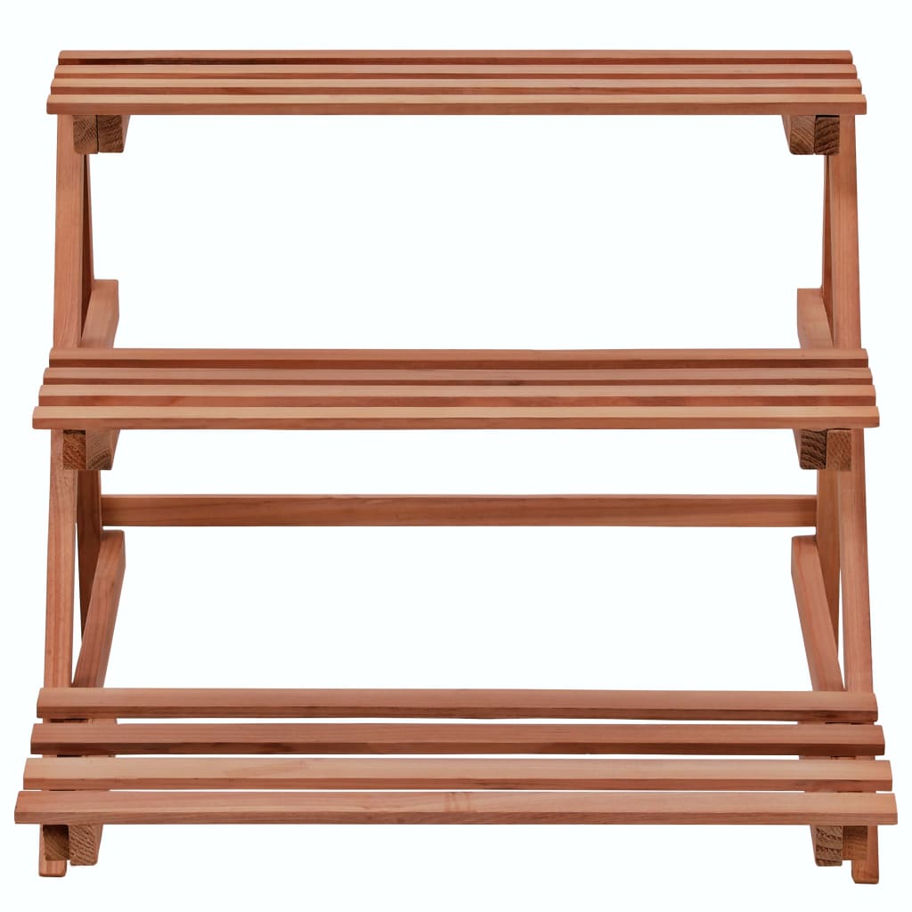 Blomsterstativ i 3 etasjer sedertre 48x45x40 cm