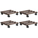 Plantetraller 4 stk sedertre 25x25 cm