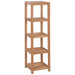 Baderomshylle 4 etasjer heltre teak 42x42x165 cm vidaXL