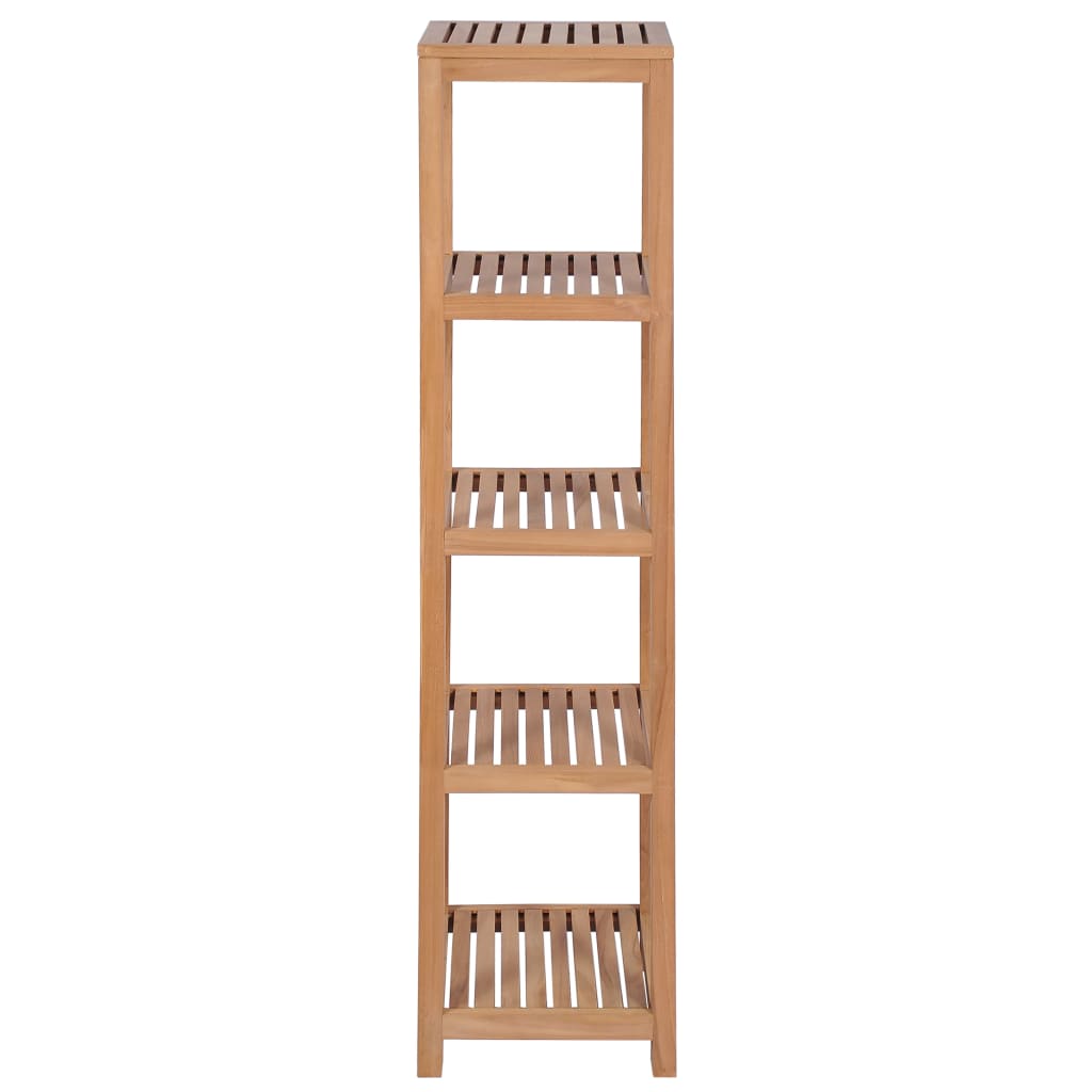Baderomshylle 4 etasjer heltre teak 42x42x165 cm vidaXL