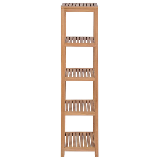 Baderomshylle 4 etasjer heltre teak 42x42x165 cm vidaXL