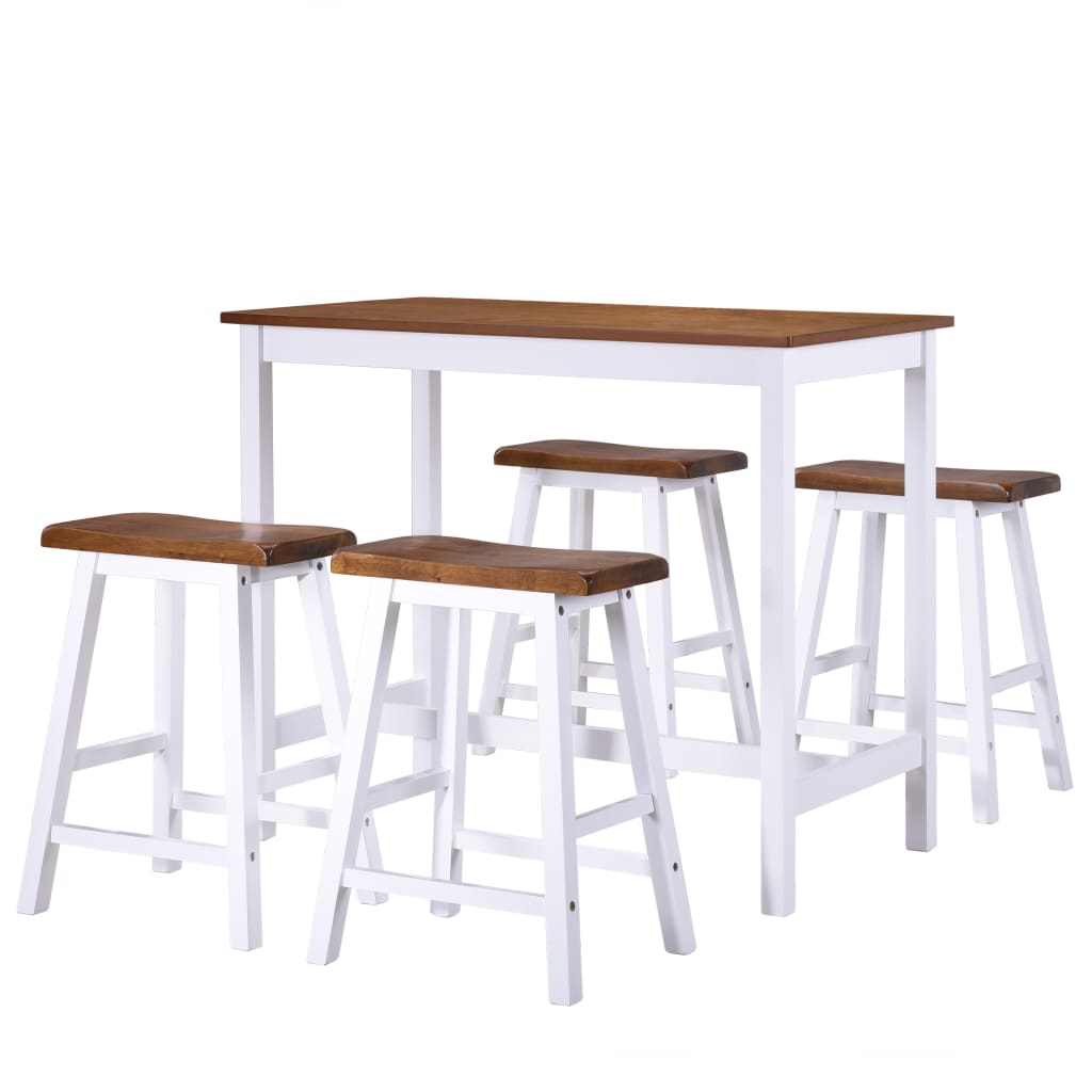 Barbord og krakkesett 5 stykker heltre