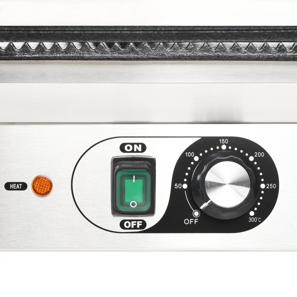 Paninigrill riflet 2200 W 43x30,5x20 cm