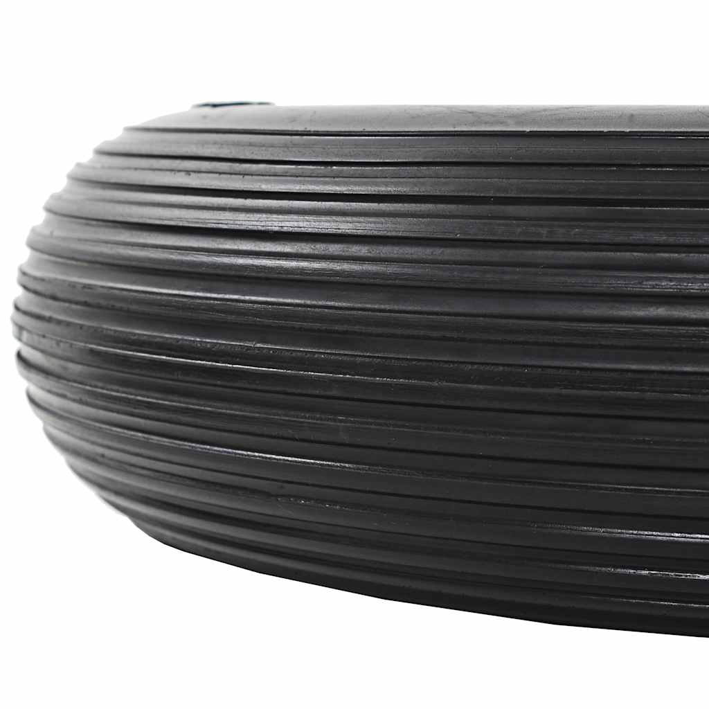 Trillebårhjul med aksel solid PU 4,00-8 390 mm