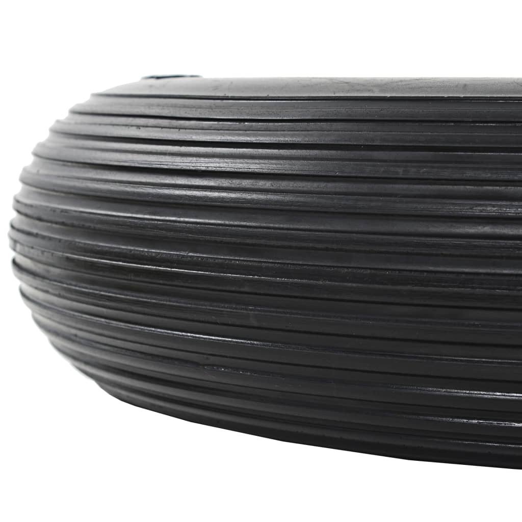 Trillebårhjul 2 stk med aksel massiv PU 4,00-8 390 mm