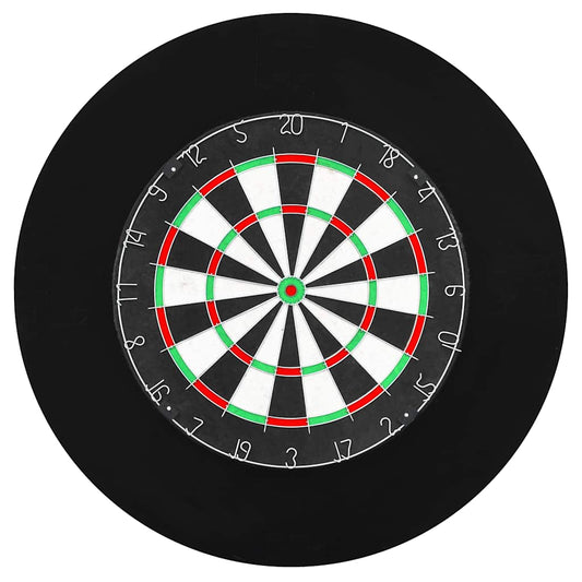Profesjonell dartskive sisal med 6 darts og beskyttelsesring