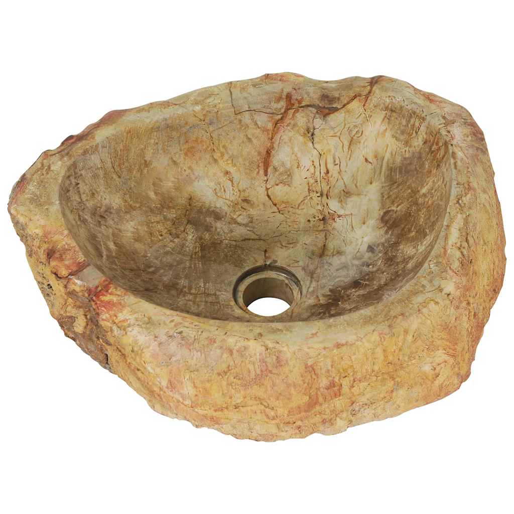 Vask 45x35x15 cm fossilstein krem
