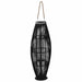 Hengelanterne for stearinlys bambus svart 95 cm