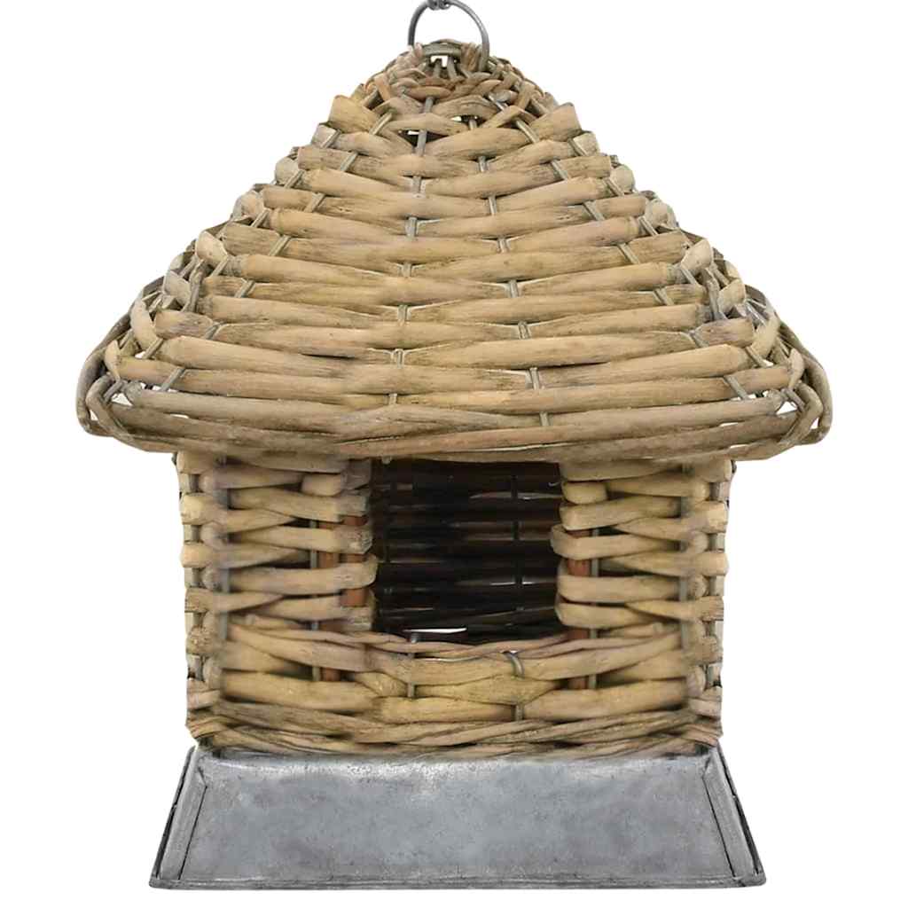 Fuglehus 3 stk flettekurv