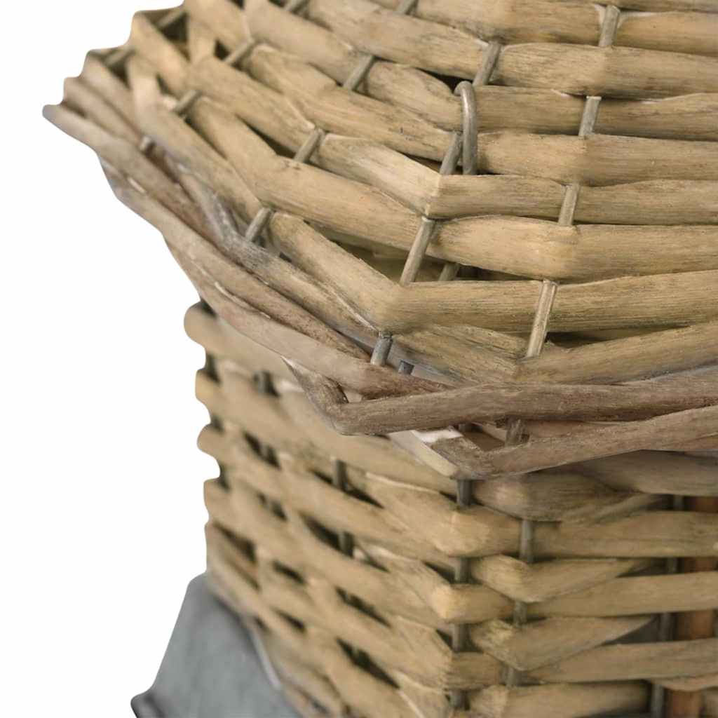 Fuglehus 3 stk flettekurv