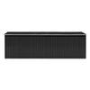 Hageskjul 257x580x181 cm metall antrasitt