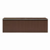 Hageskjul 257x580x181 cm metall brun