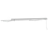 Markise Hvit 3,5 x 2,5 m Metall