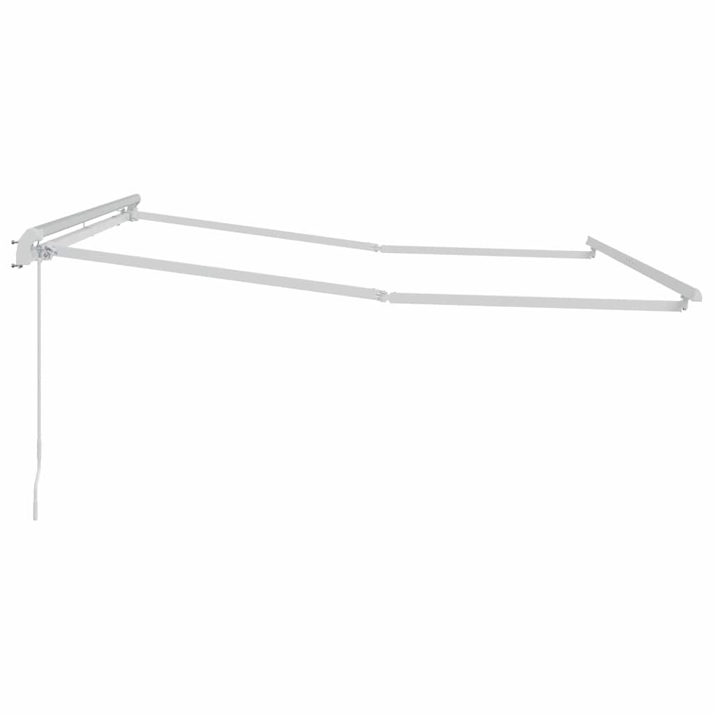 Markise Hvit 3,5 x 2,5 m Metall