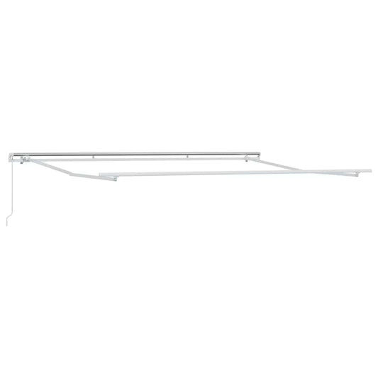 Markiseramme Hvit 400 × 300 cm Aluminium