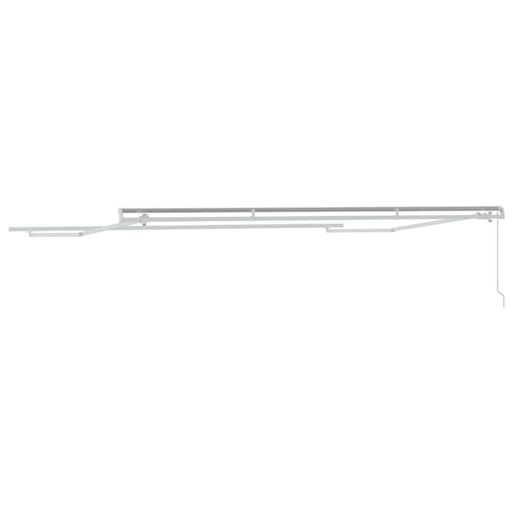Markise Hvit 4,5 × 3 m Metall