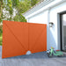 Sammenleggbar sidemarkise for terrasse terrakotta 300x200 cm