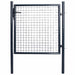Hageport av netting galvanisert stål 100x100 cm grå