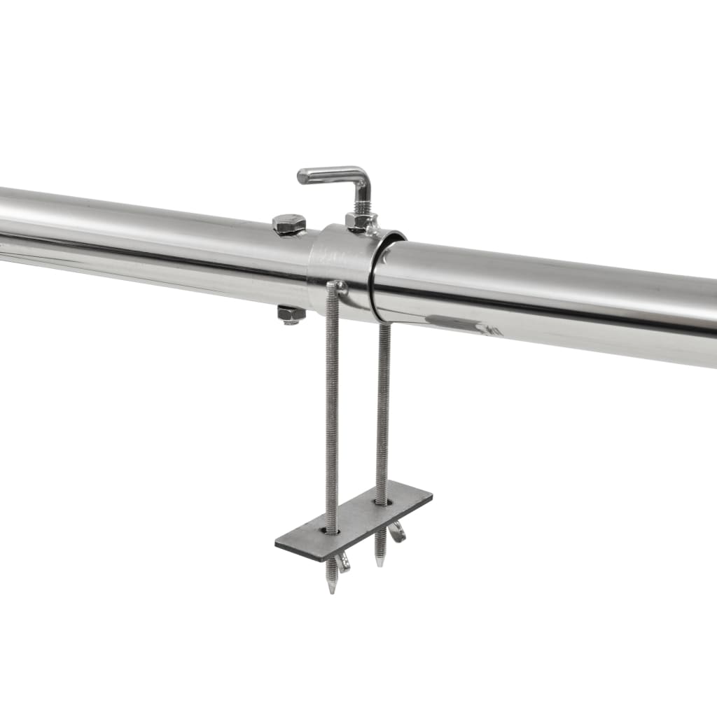 Automatisk grill med motor rustfritt stål 207x45x81 cm