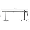 Automatisk grill med motor rustfritt stål 207x45x81 cm
