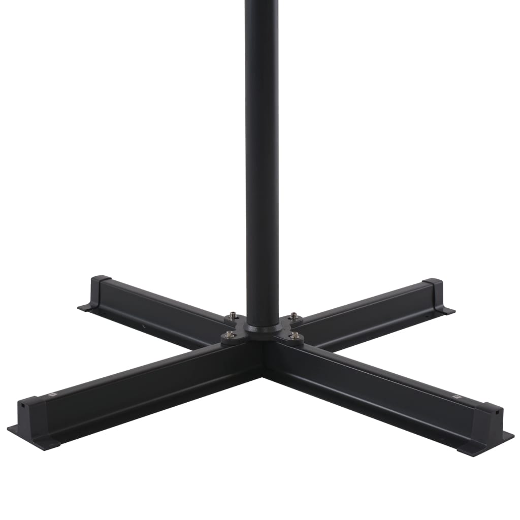Parasoll med aluminiumsstang 500 cm terrakotta vidaXL