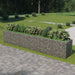 Gabion høybed galvanisert stål 540x90x100 cm