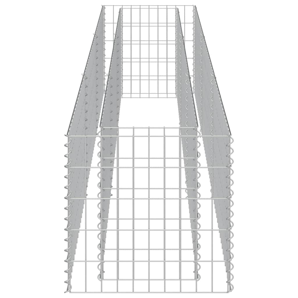 Gabion høybed galvanisert stål 270x50x50 cm