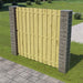 Gjerdepåle 2 pcs sølv 20 x 20 x 190 cm Metall