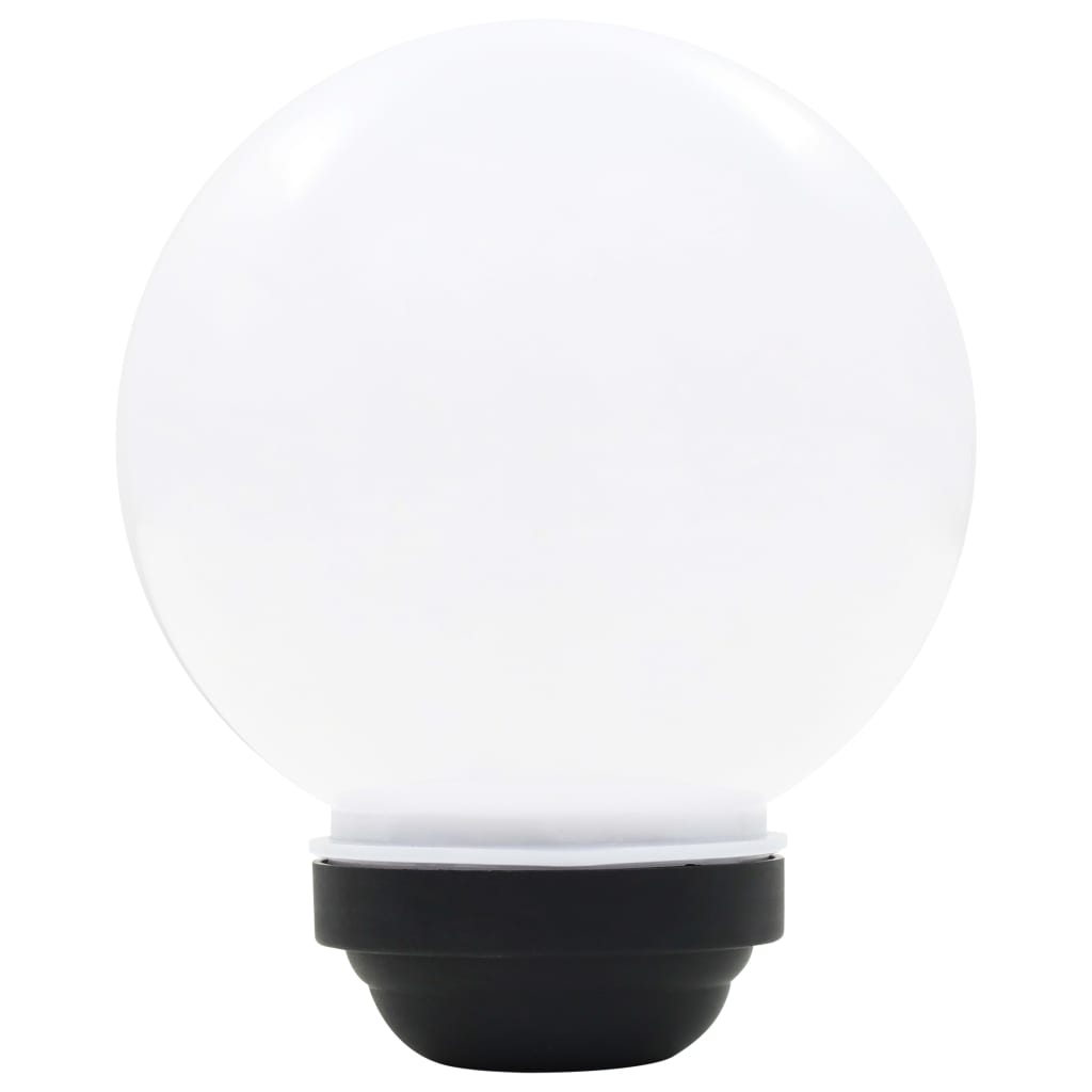 Utendørs sollampe 4 stk LED kuleformet 15 cm RGB