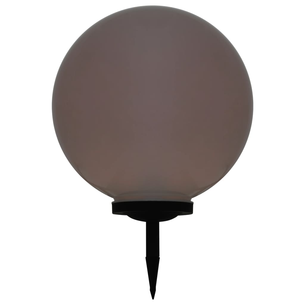 Utendørs sollampe LED kuleformet 50 cm RGB vidaXL