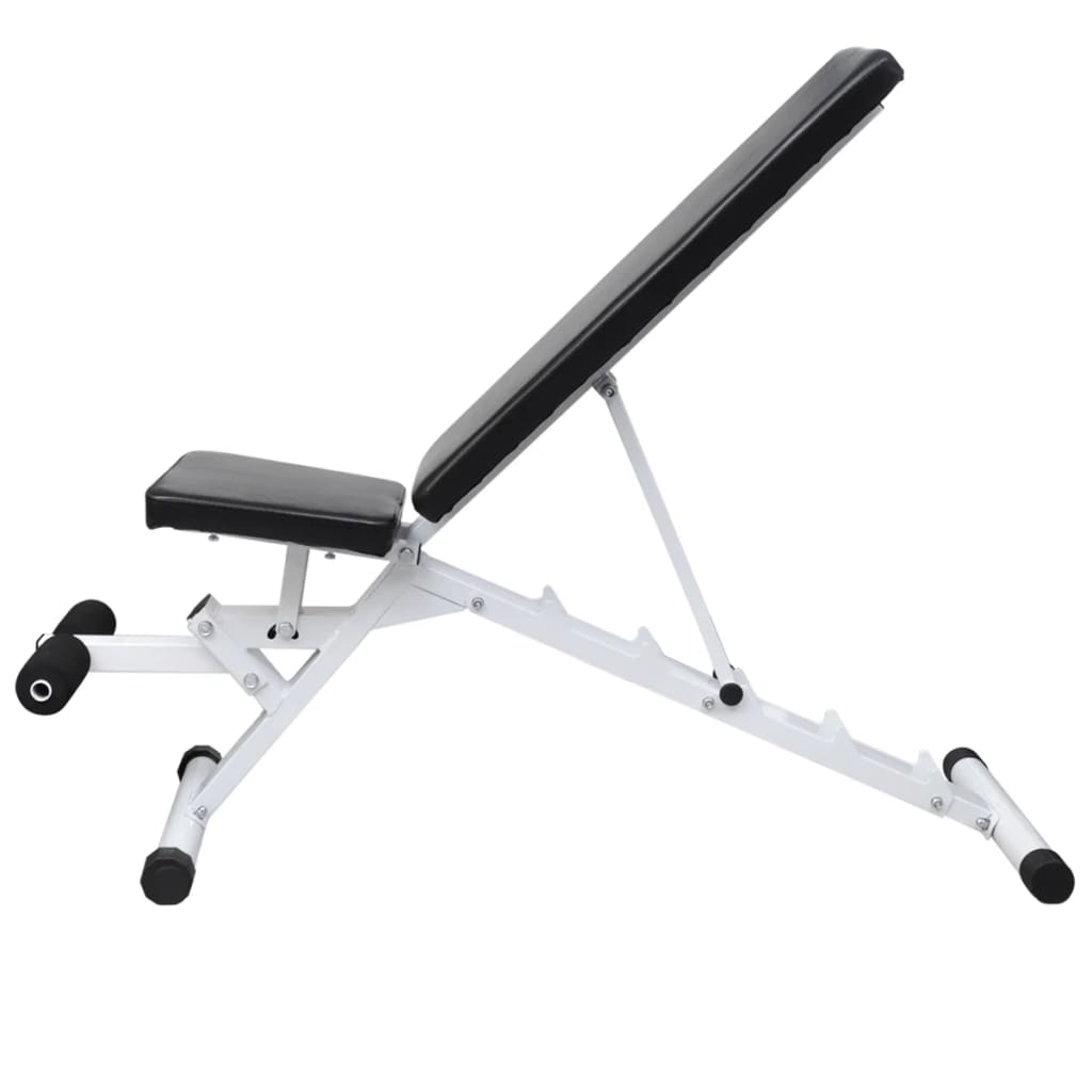 Treningsbenk med vektstang og manualsett 60,5 kg