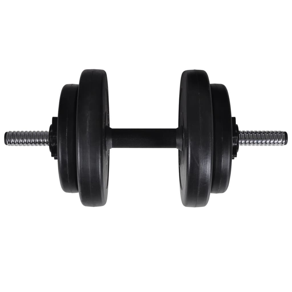 Treningsbenk med vektstang og manualsett 60,5 kg