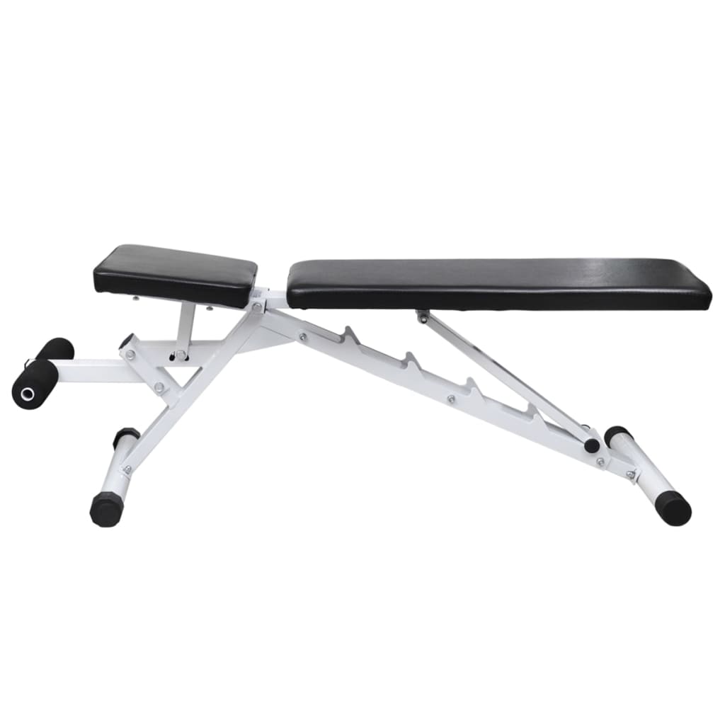 Treningsbenk med vektstang og manualsett 60,5 kg
