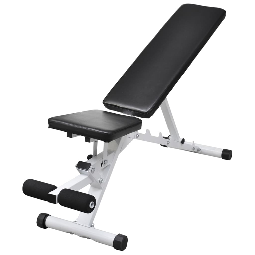 Treningsbenk med vektstang og manualsett 60,5 kg