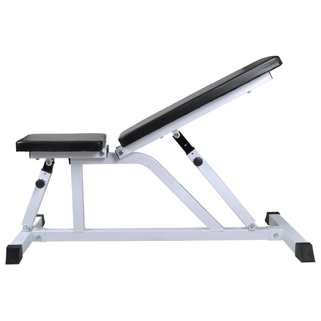 Treningsbenk med vektstang og manualsett 30,5 kg