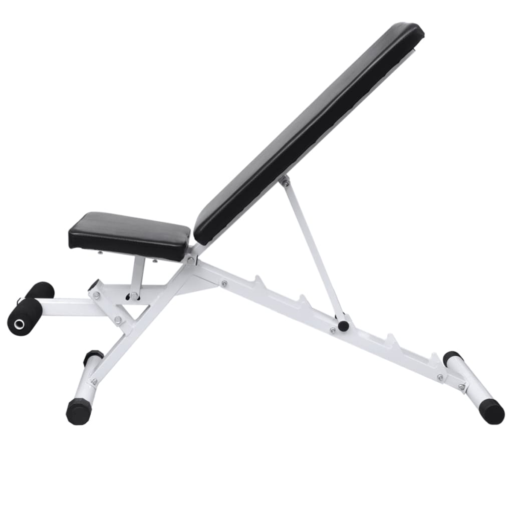 Treningsbenk med vektstang og manualsett 30,5 kg