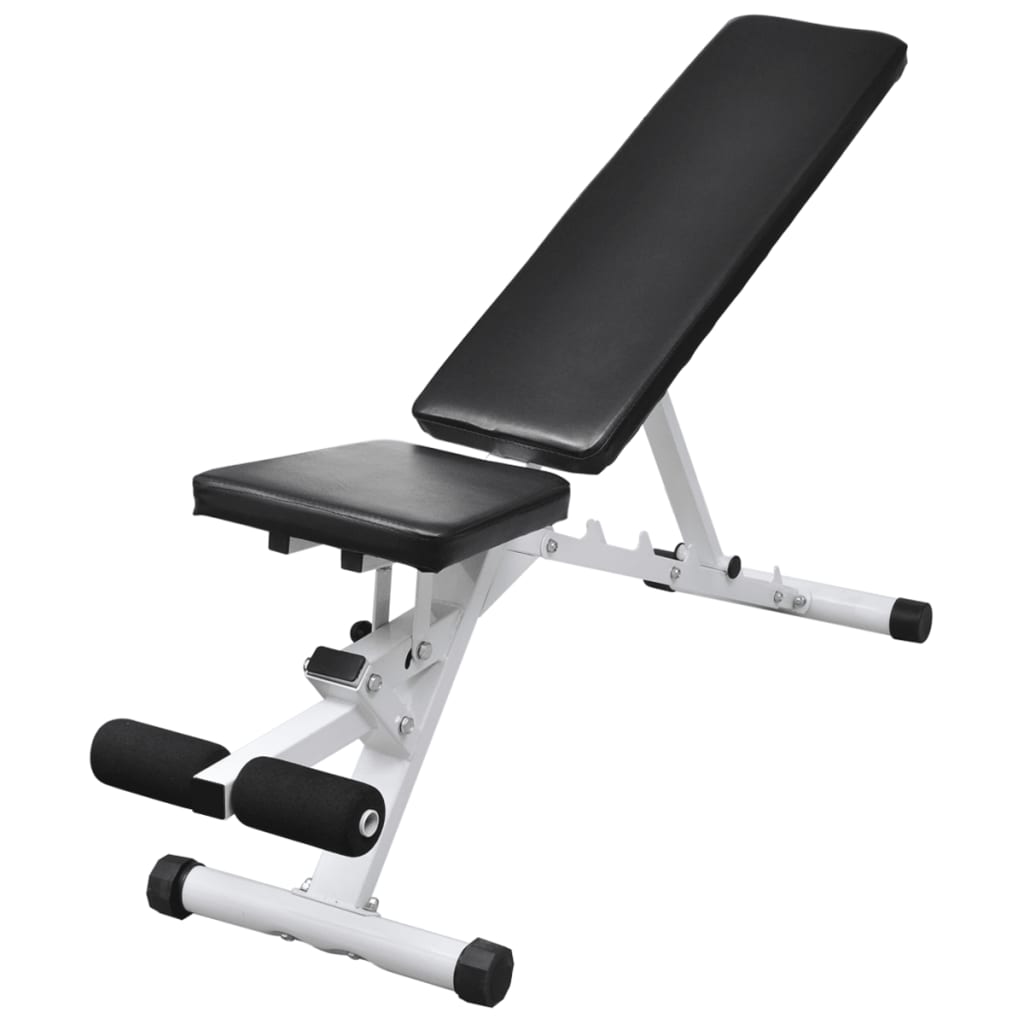 Treningsbenk med vektstang og manualsett 30,5 kg
