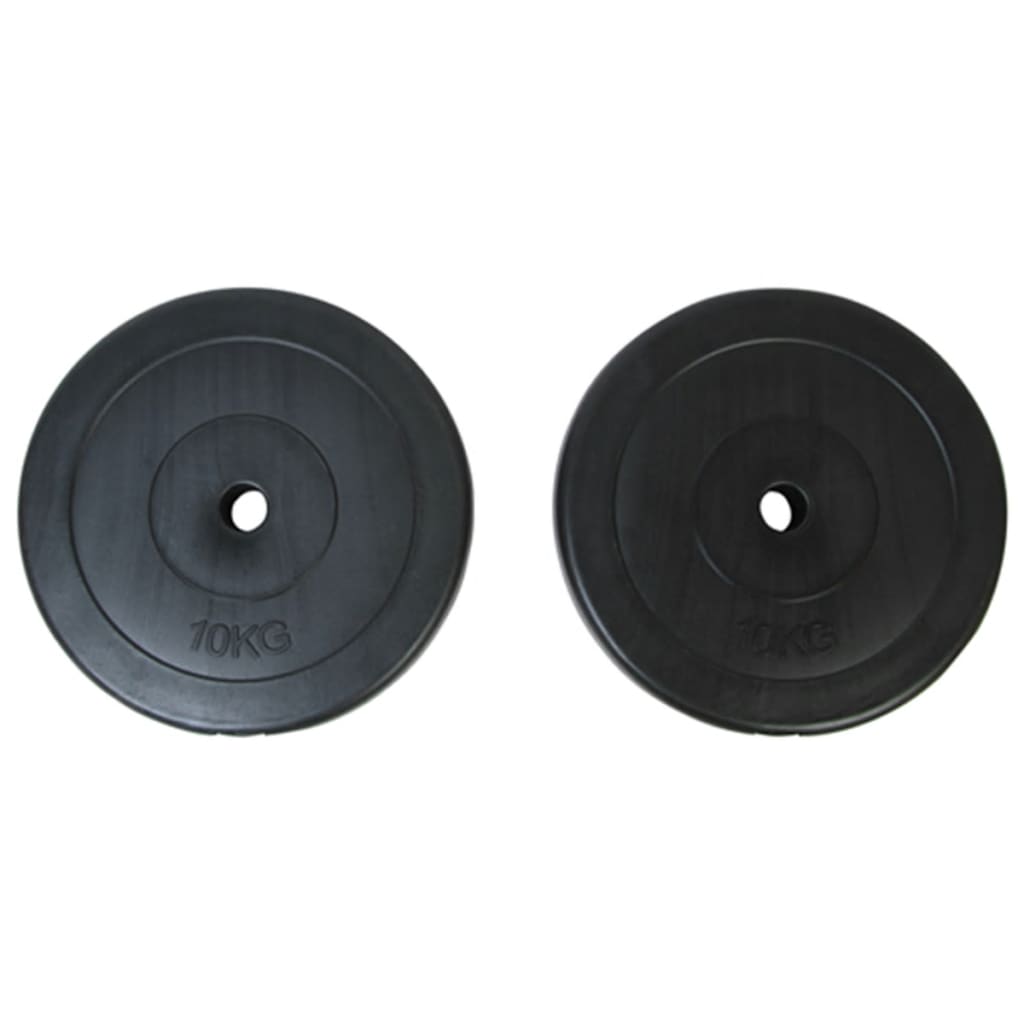 Treningstårn med vektplater 40 kg