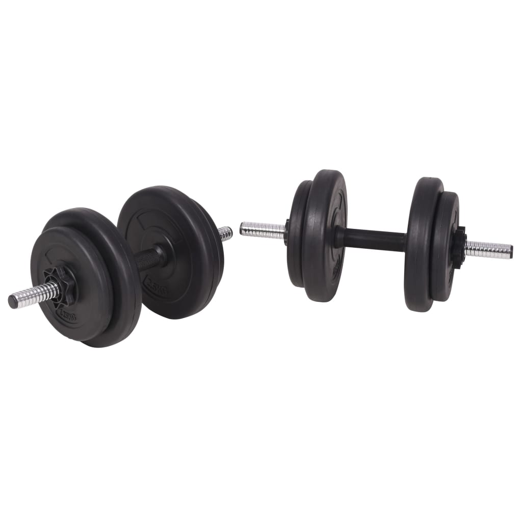 Treningsbenk med vektstativ, vektstang og manualsett 120 kg
