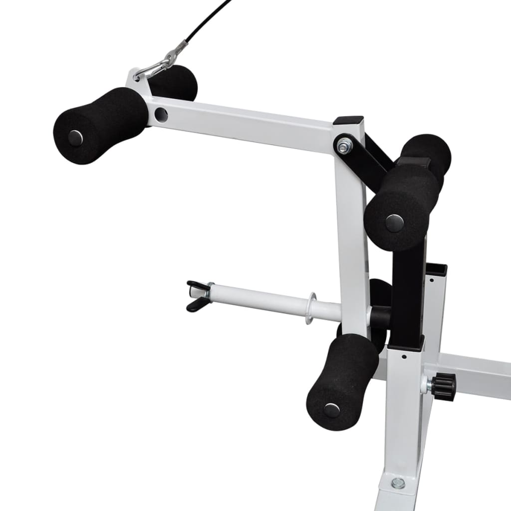 Vektbenk med vektstativ, vektstang og manualsett 120kg