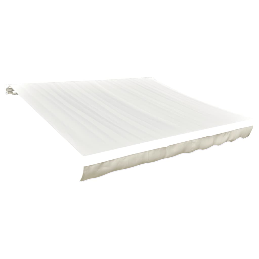 Markiseduk 450x300 cm kremhvit vidaXL