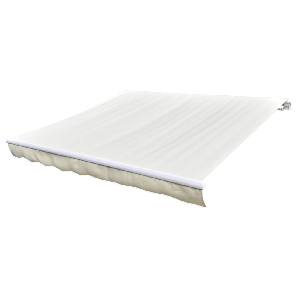 Markiseduk 450x300 cm kremhvit vidaXL