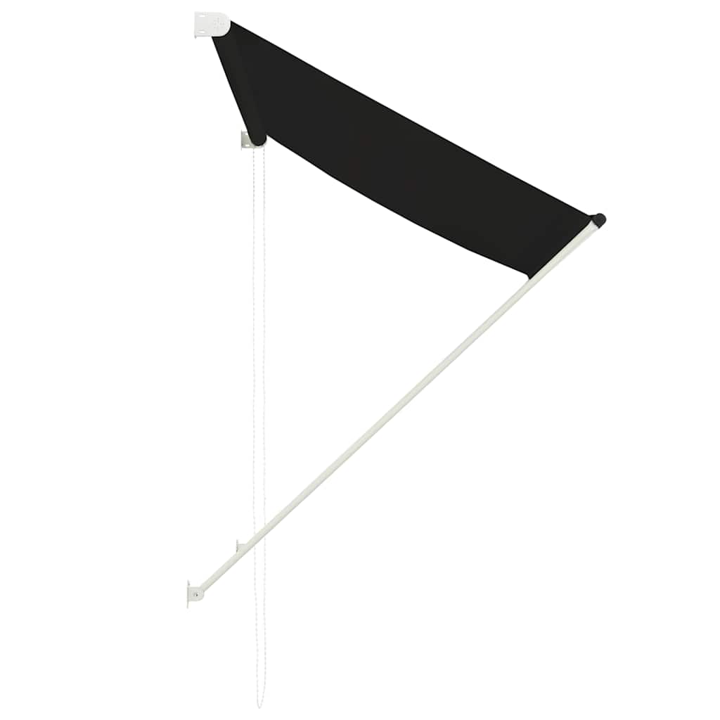 Uttrekkbar markise 150 x 150 cm antrasitt vidaXL