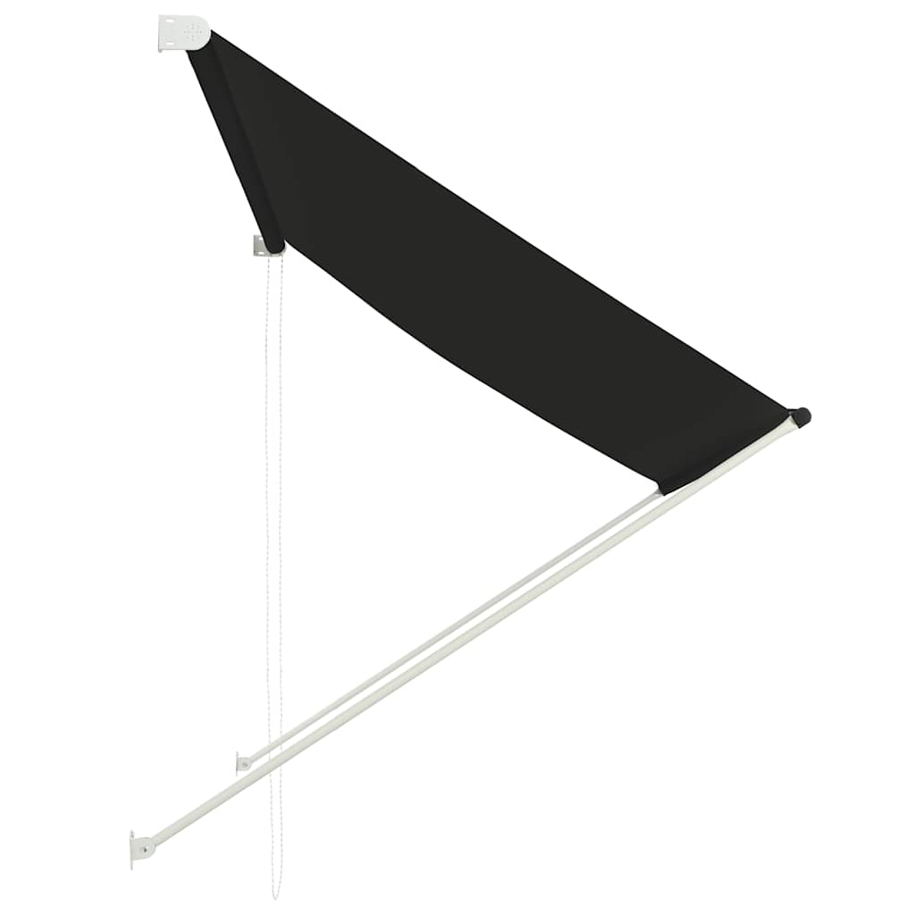 Uttrekkbar markise 200x150 cm antrasitt vidaXL