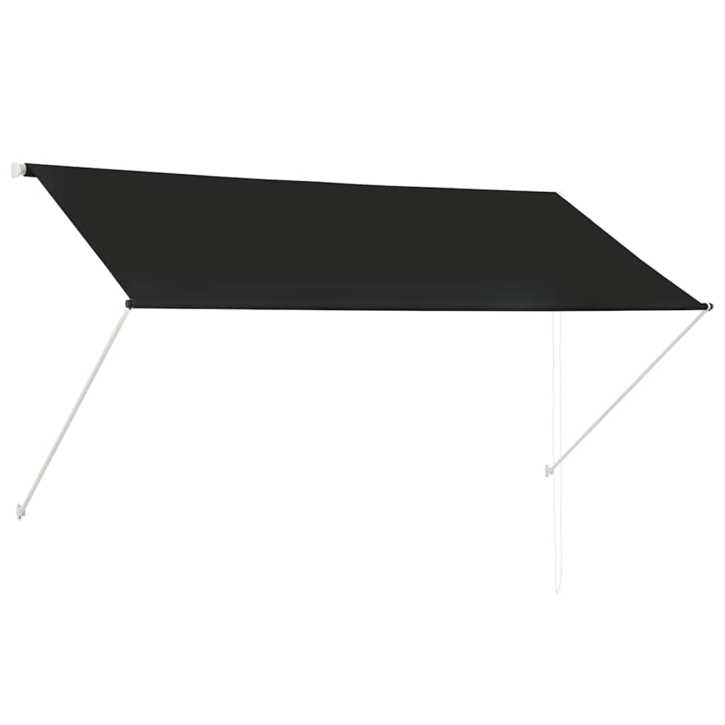 Uttrekkbar markise 250x150 cm antrasitt vidaXL