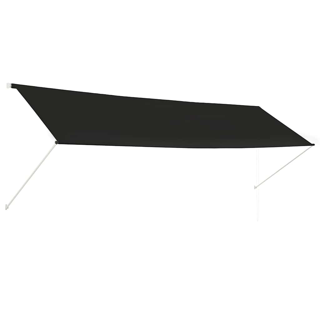 Uttrekkbar markise 400x150 cm antrasitt vidaXL